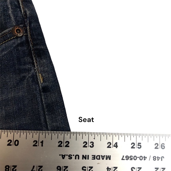 Lee Relaxed Bootcut Men’s Jeans Size 36 waist - distressed faded Western - Picture 9 of 16